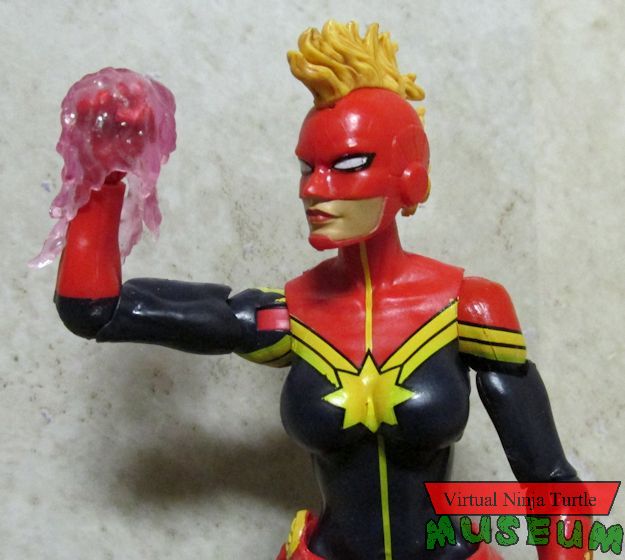 Captain Marvel with accessories