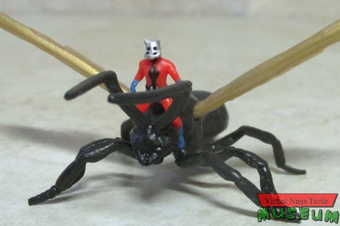 Ant-Man on a flying ant