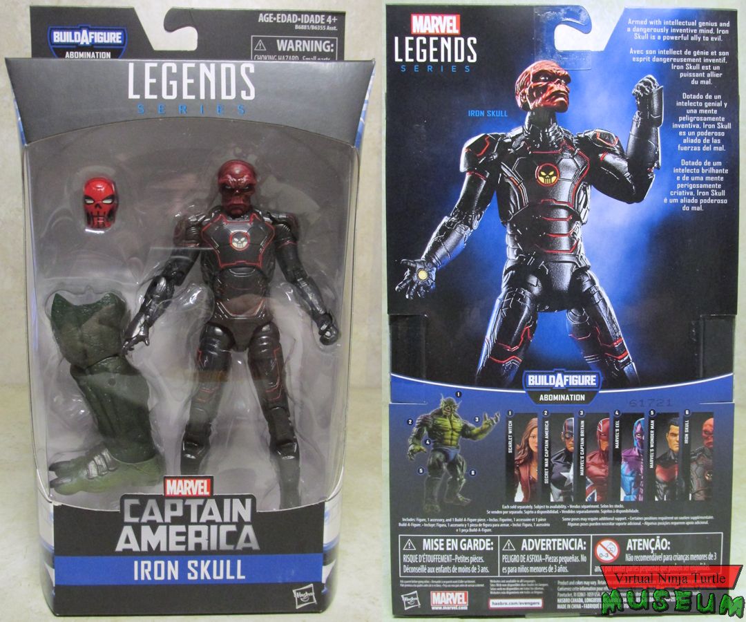 Red Skull MIB front and back