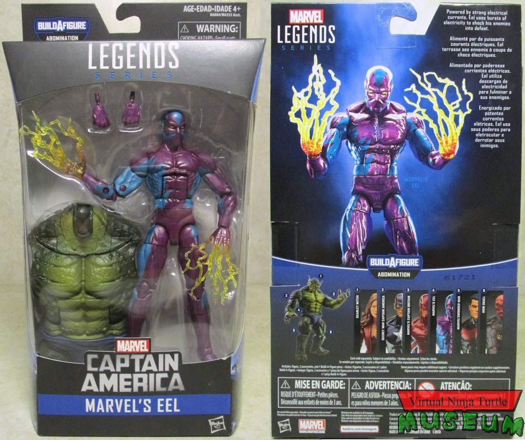 Marvel's Eel MIB front and back