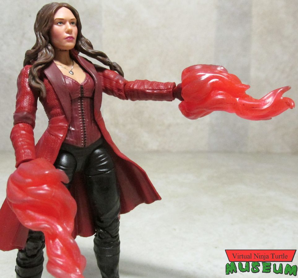 Scarlet Witch with flame effects