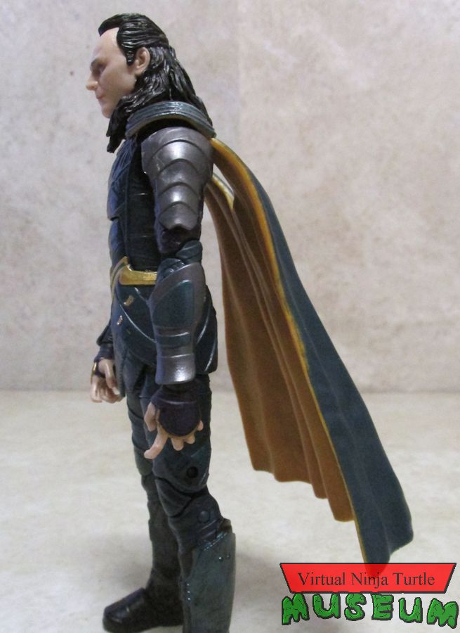 Loki with cape profile