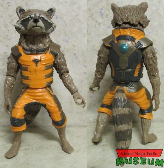 Rocket Raccoon front and back