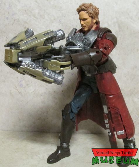 Star-Lord with Rocket's cannon
