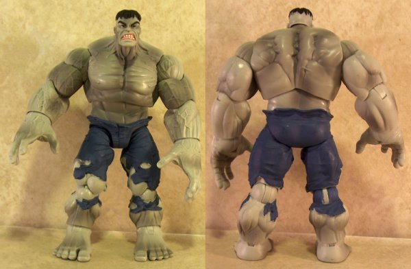 Savage Grey Hulk front and back