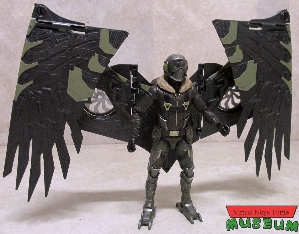 Vuture with wings folded