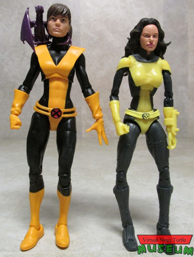 Toy Biz and Hasbro Kitty Pryde figures