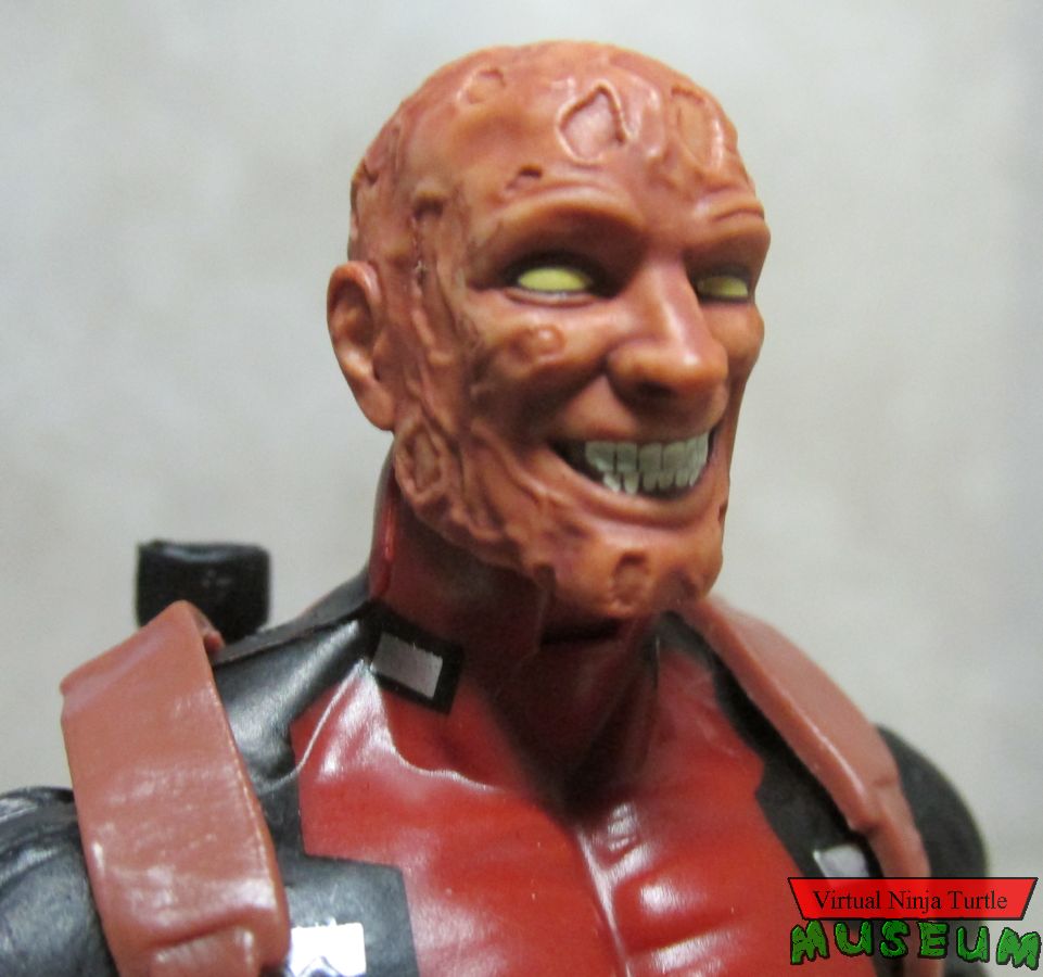 Deadpool unmasked head