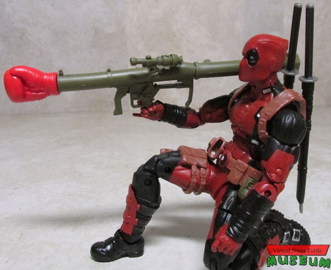 Deadpool with rocket launcher