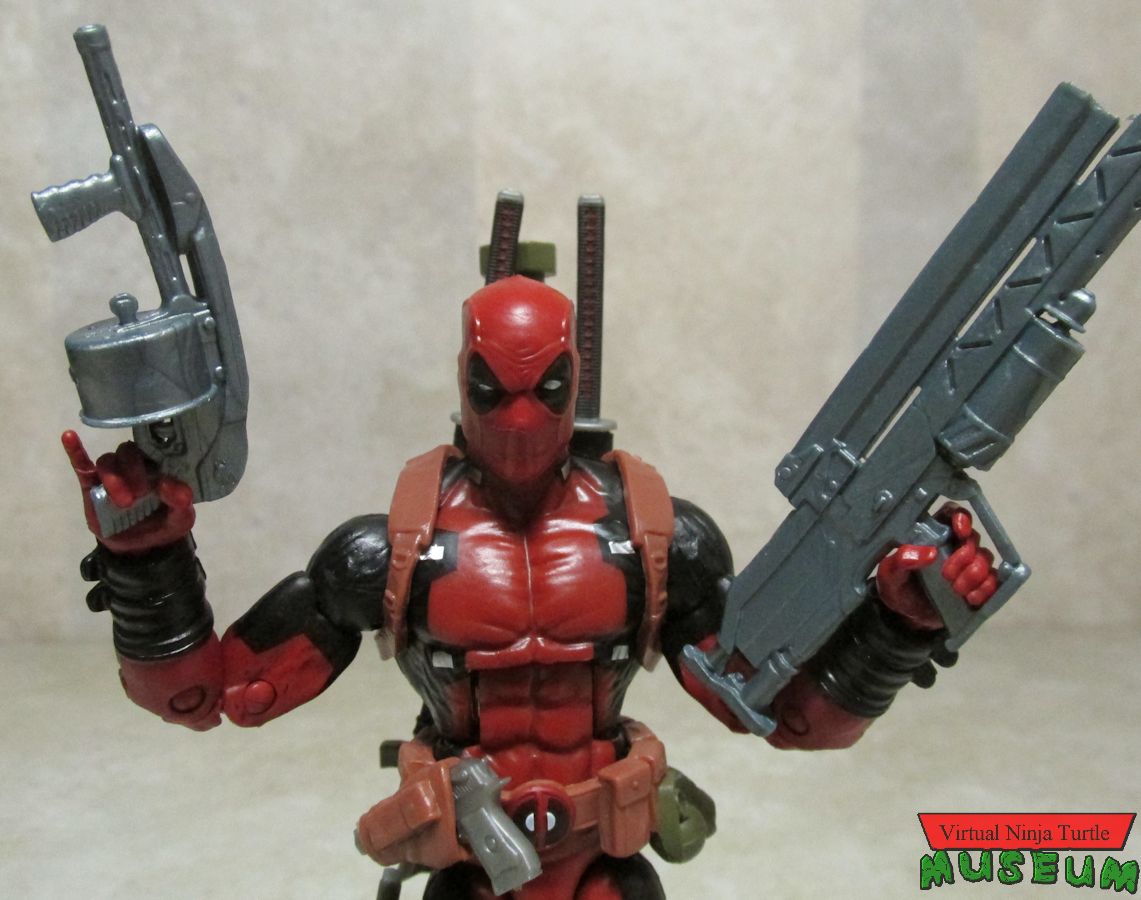 Deadpool with big guns