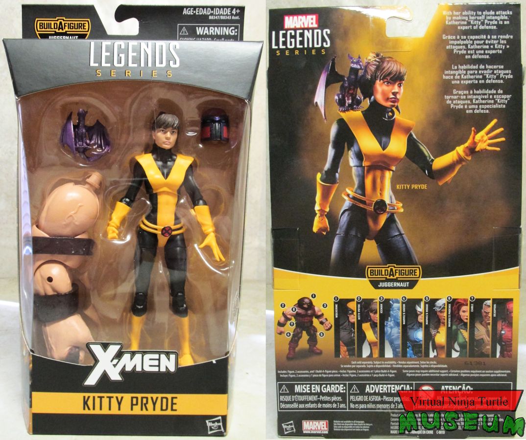 Kitty Pryde MIB front and back