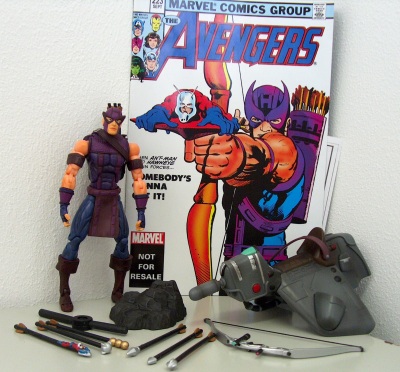 marvel legends hawkeye toy biz