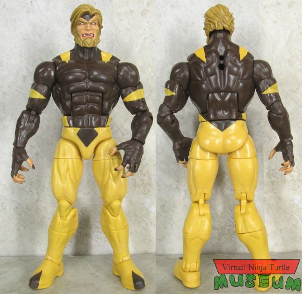Sabretooth front and back