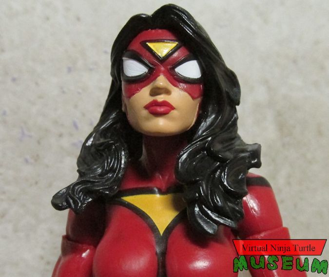 Spider-woman close up