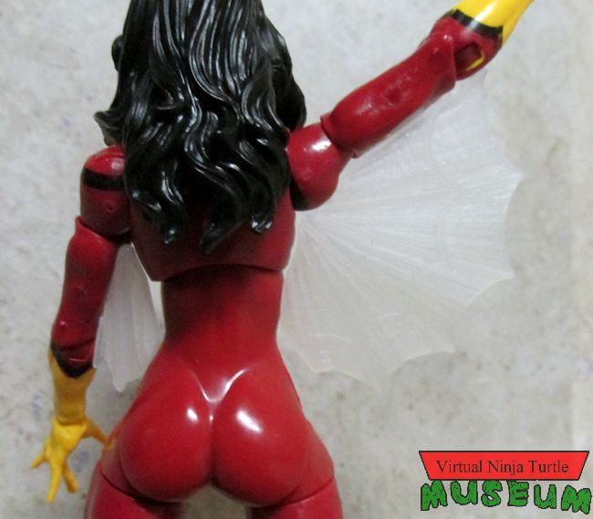 Spider-woman arm webbing rear