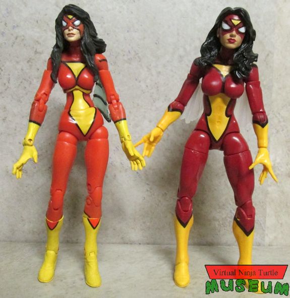 Toy Biz and Hasbro Spider-woman figures