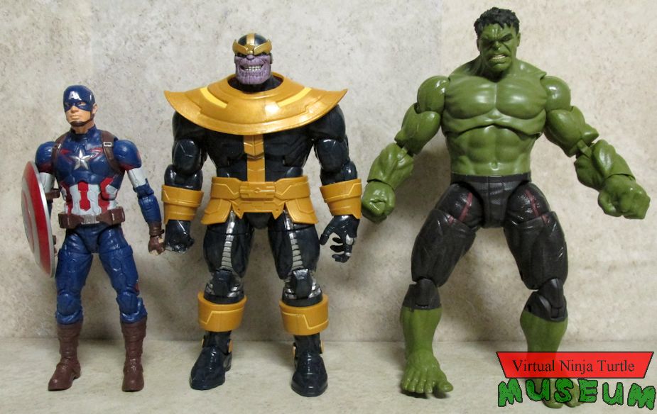 Captain America, Thanos & Hulk