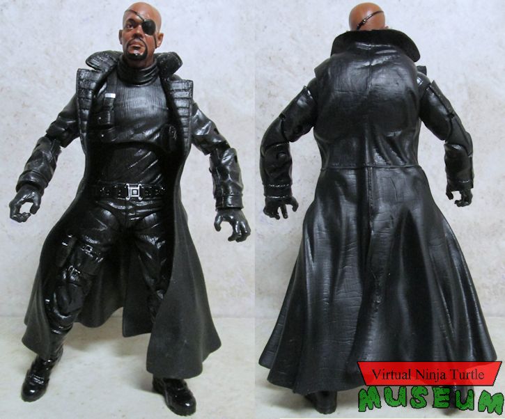 Nick Fury front and back