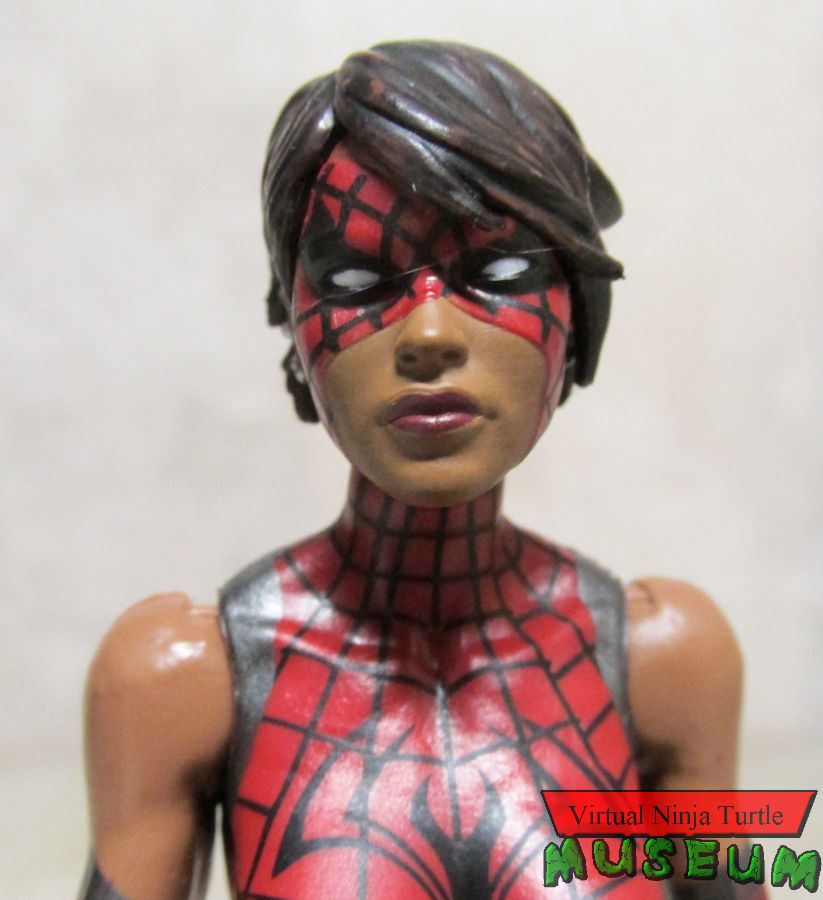 Spider-girl close up
