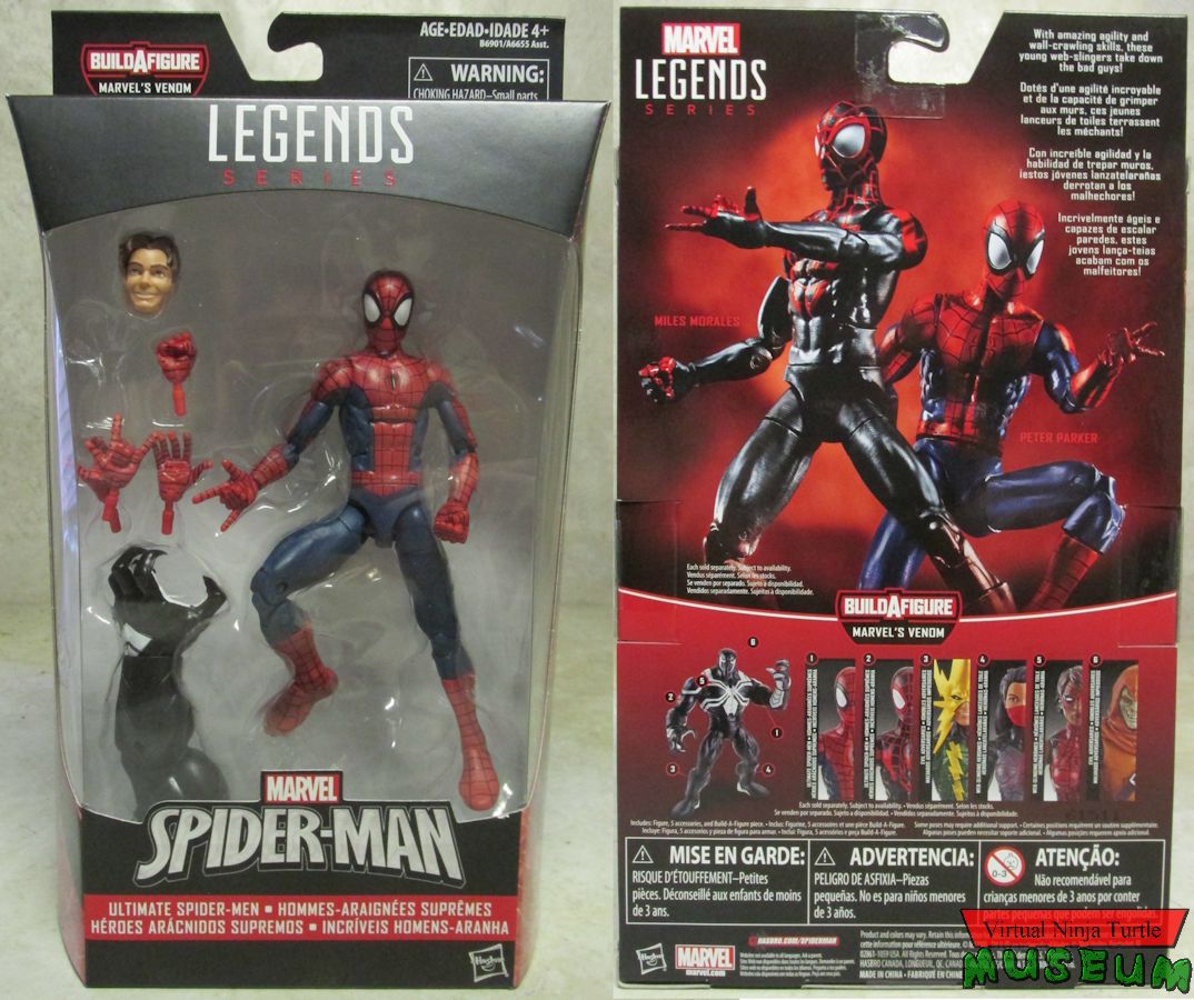 Ultimate Peter Parker MIB front and back