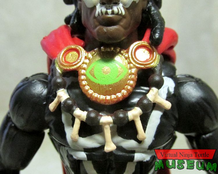 Brother Voodoo's amulet close up