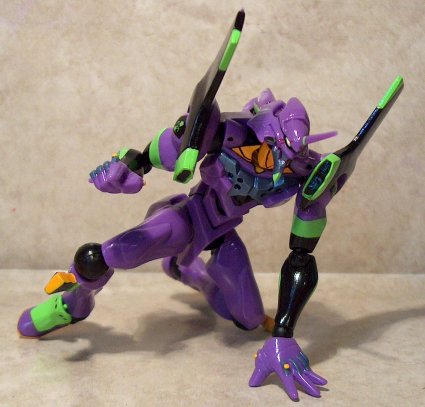 Unit 01 in three point stance