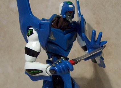 Unit 00 blue with knife