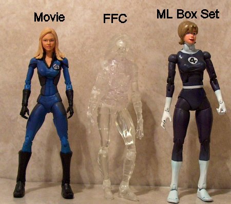 Invisible Woman figures
