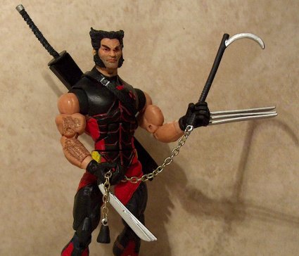 Wolverine with chain weapon