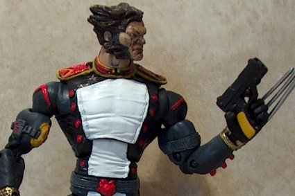 Wolverine with gun