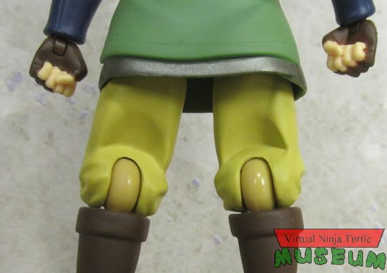 back of link's legs