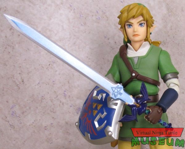 Link with Master sword and shield