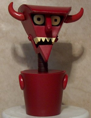 partially assembled Robot Devil