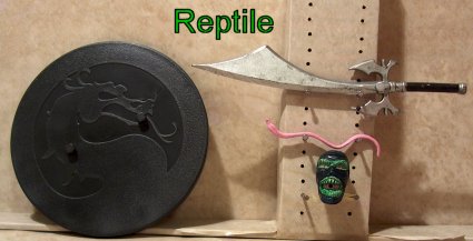 Reptile's weapons
