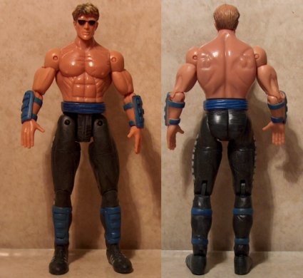 Johnny Cage front and back