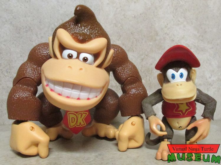 Donkey Kong with Toy Biz Diddy Kong