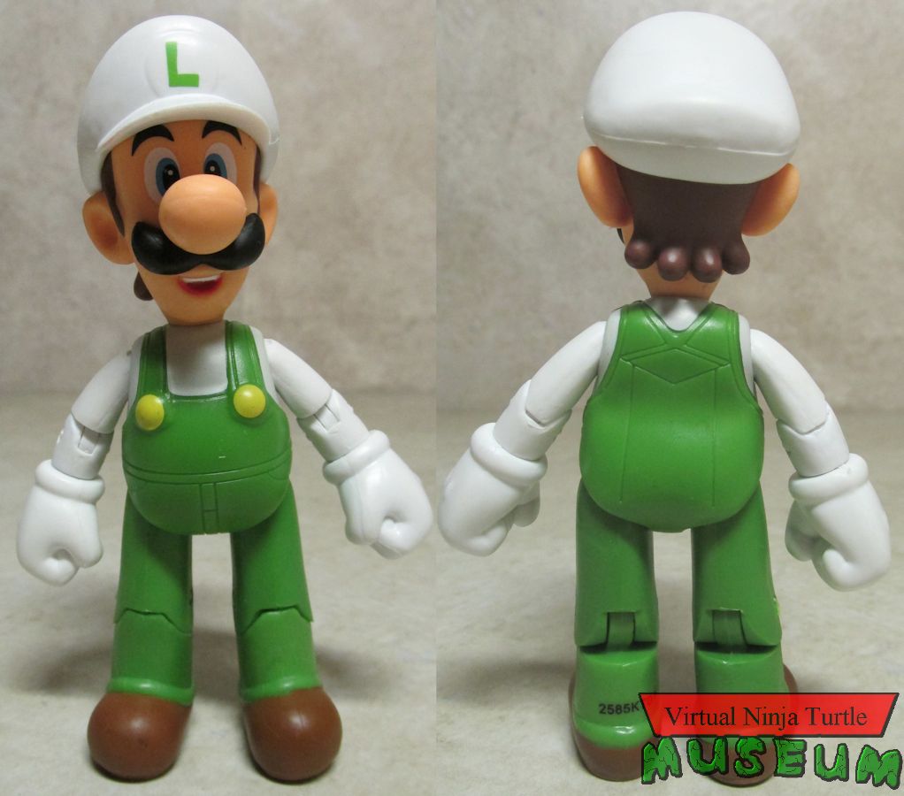 Fire Luigi front and back