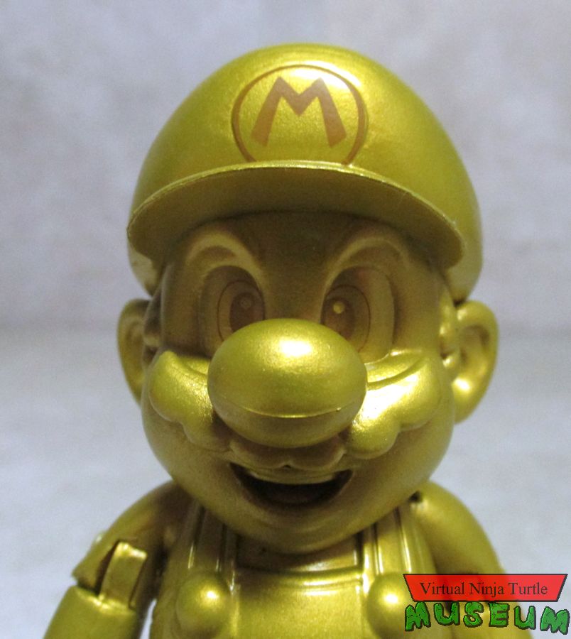 Gold Mario close up