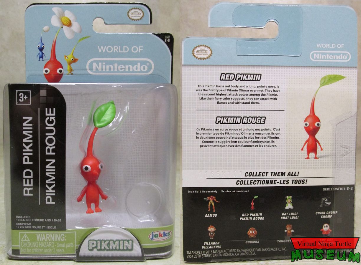 Red Pikmin MOC front and back