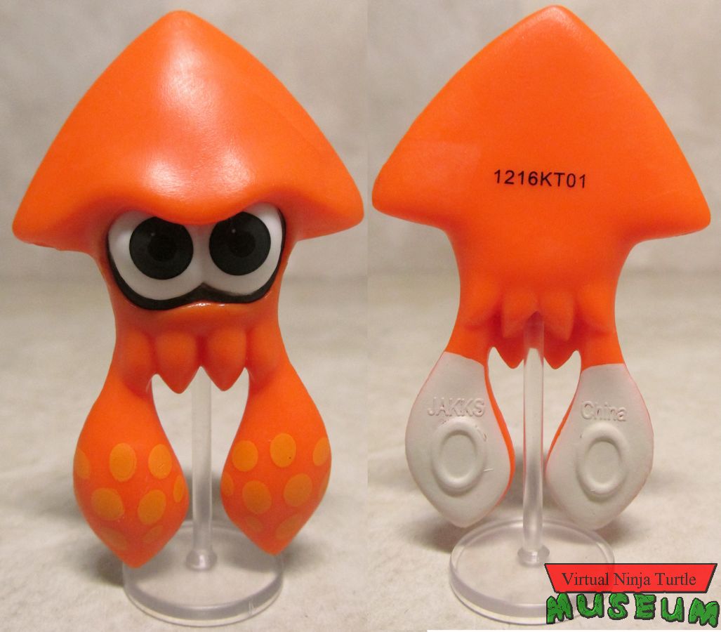 Orange Squid front and back
