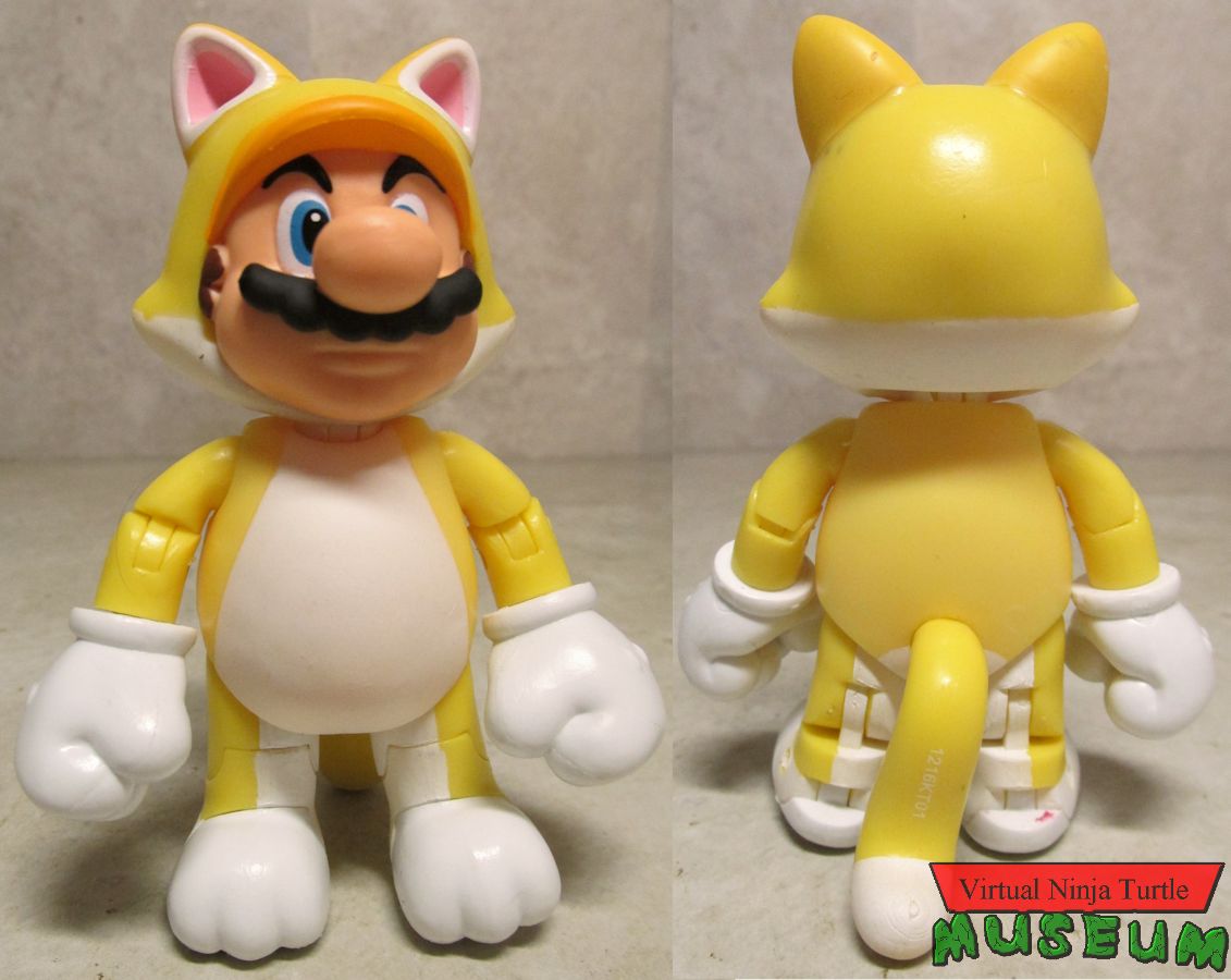 Cat Mario front and back