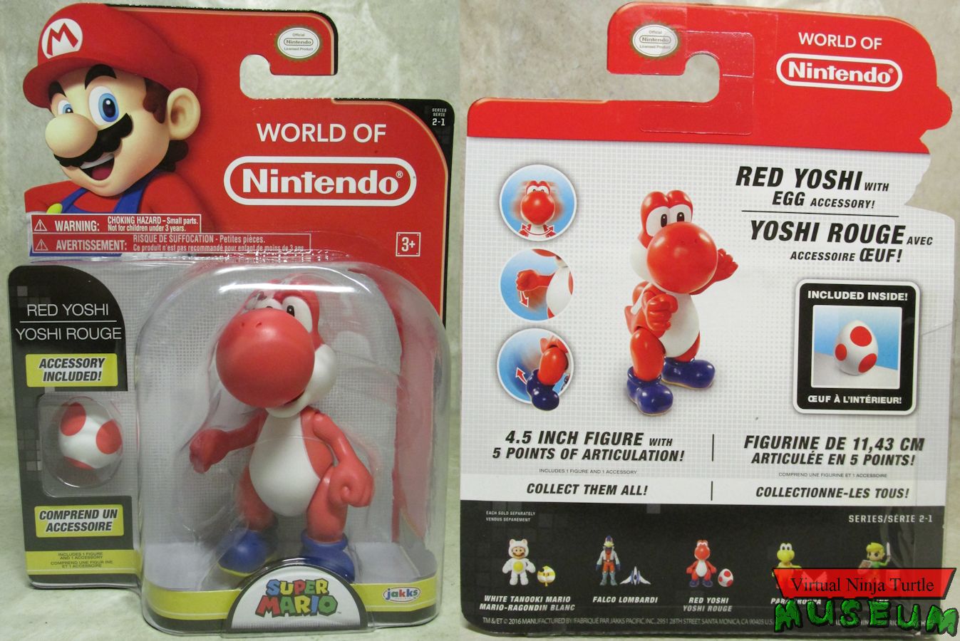 Red Yoshi MOC front and back