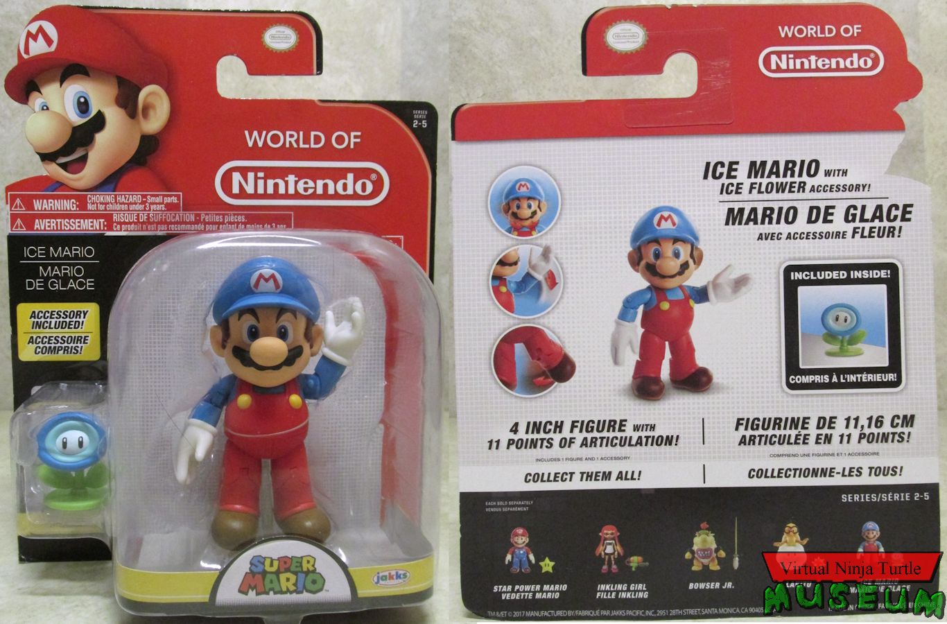 Ice Mario card front and back