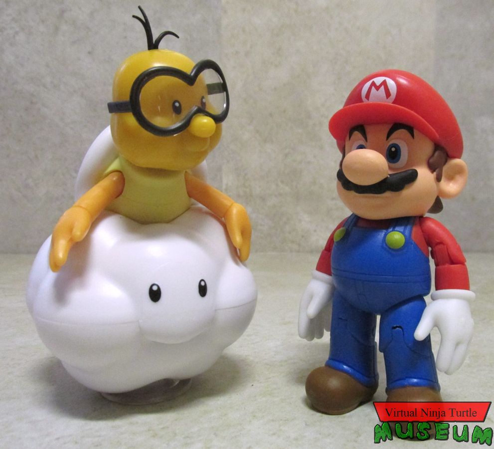 Mario and Lakitu