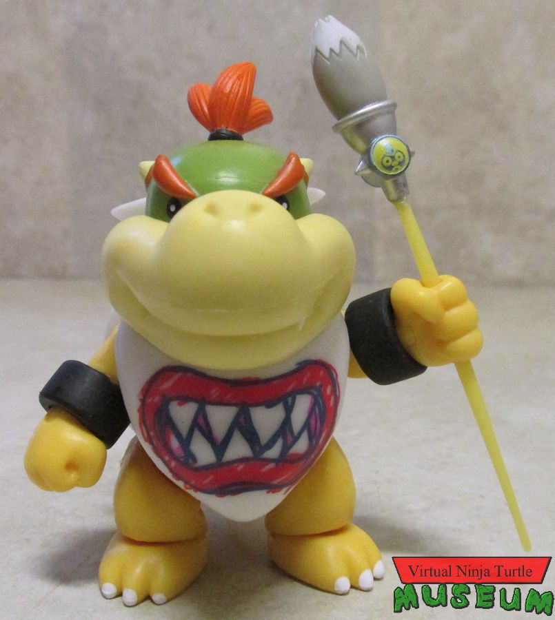 Bowser Jr with paint brush