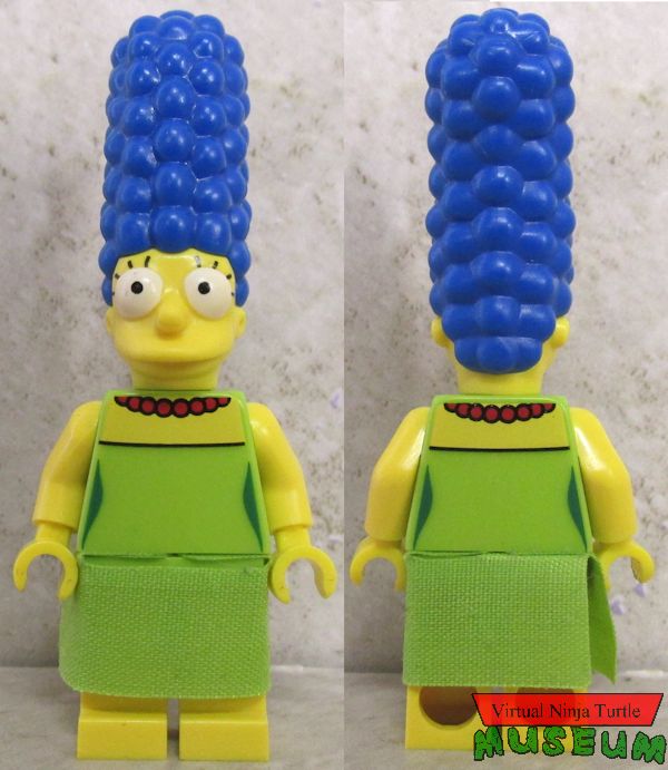Marge minifigure front and back