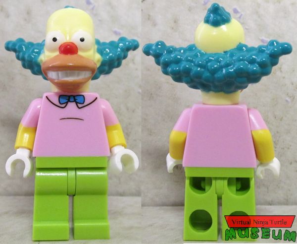 Krusty minifigure front and back