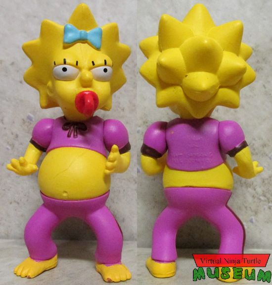 Maggie Simpson front and back