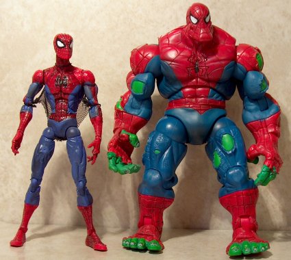 spider hulk marvel legends