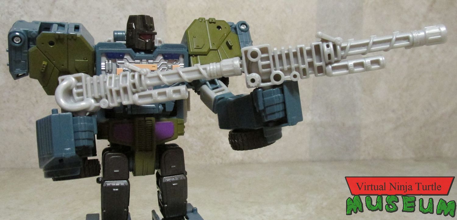 Onslaught with rifle